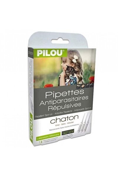 Pilou Pipetă antiparazitară pentru pisici, Junior, 3x1 ml