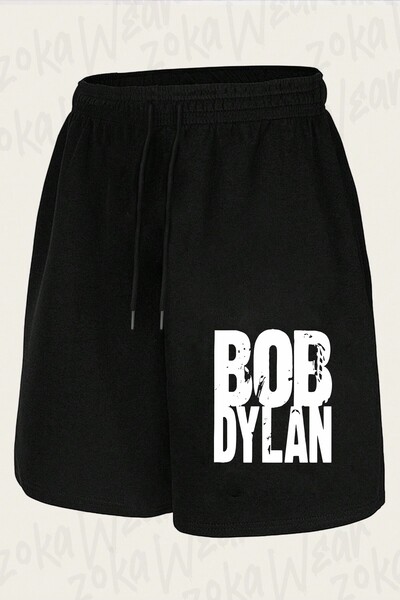ZOKAWEAR Unisex Bob Dylan Logo Design Printed Shorts