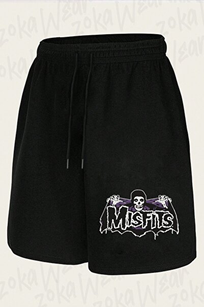 ZOKAWEAR Unisex Σορτς με στάμπα Crimson Ghost The Misfits