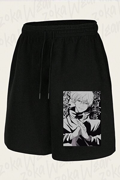 ZOKAWEAR Unisex σορτς με στάμπα Jujutsu Kaisen Satoru Gojo v3