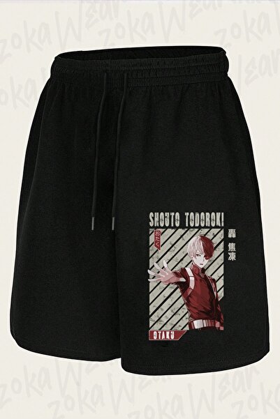 ZOKAWEAR Unisex My Hero Academia Shoto Todorok Design Printed Shorts