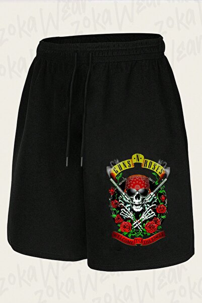 ZOKAWEAR Unisex σορτς με στάμπα Guns N Roses v10