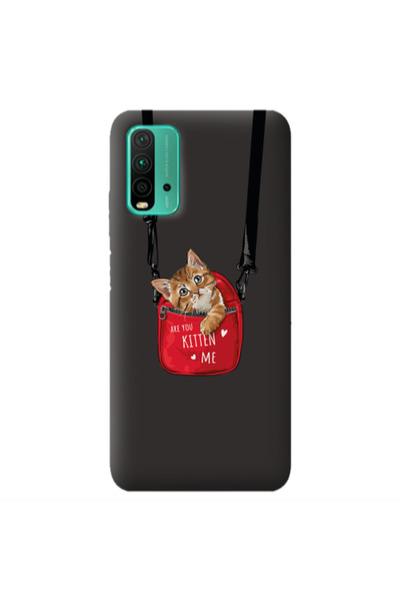Other Xiaomi Poco M3 Kitten Me Black Colored Silicone TPU Θήκη