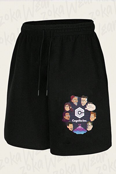 ZOKAWEAR Unisex Inside Job Cognito Inc. Design Printed Shorts