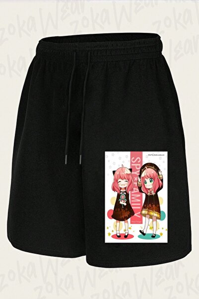 ZOKAWEAR Unisex Spy X Family Anya Forger V5 Design Printed Shorts