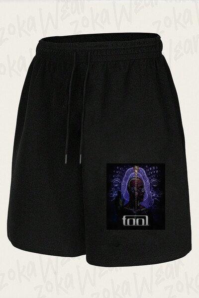 ZOKAWEAR Unisex Tool, Iv Rock Metal Band Design Printed Shorts