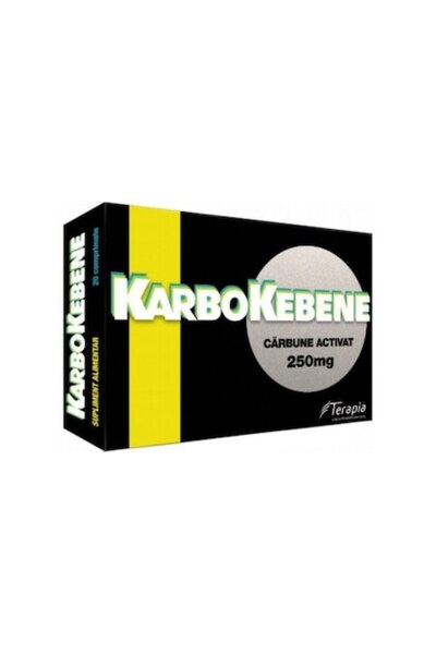 Terapia Cărbune activ KarboKebene 20 comprimate