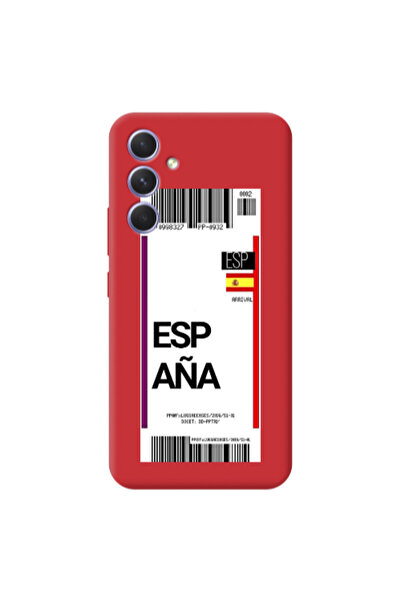 Other Samsung A36 Espana Arrival Red Colored Silicone TPU Θήκη