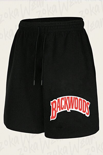 ZOKAWEAR شورت مطبوع بتصميم Backwoods Rolling Papers Wiz للجنسين