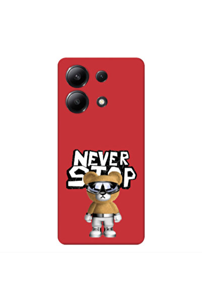 Other Xiaomi Redmi Note 13 4G Never stop Red Colored Silicone TPU Θήκη