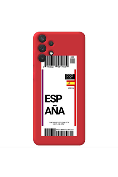 Other Samsung A32 4G Espana Arrival Red Colored Silicone TPU Θήκη