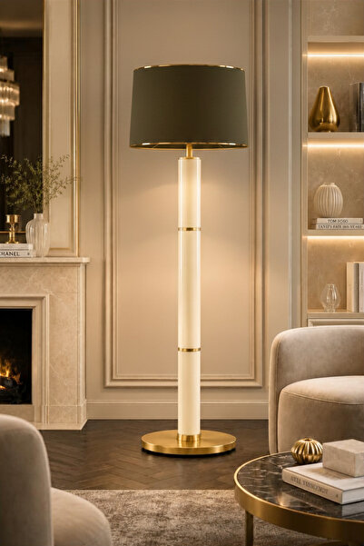 VENÜS NOVA VENÜS BENETNASCH | MODERN PARLAK KREM & GOLD DETAYLAR METAL LAMBAD...