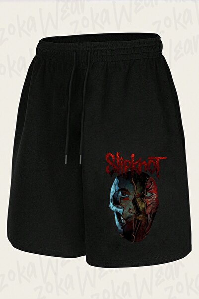 ZOKAWEAR Unisex Slipknot V9 Design Printed Shorts