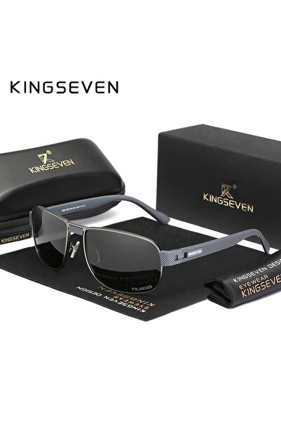 choice2 نظارات شمسية رجالية مستقطبة بتصميم جديد 2026 من ماركة KINGSEVEN باللو...