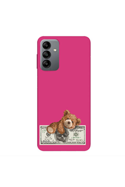 Other Samsung A04S Money Style Fuchsia Colored Silicone TPU Θήκη