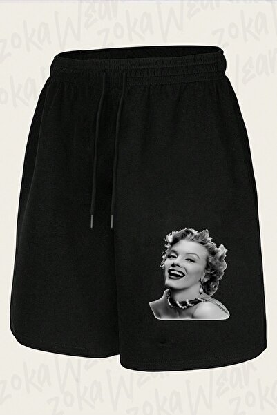 ZOKAWEAR Unisex σορτς με στάμπα Marilyn Monroe 4 σχεδίων