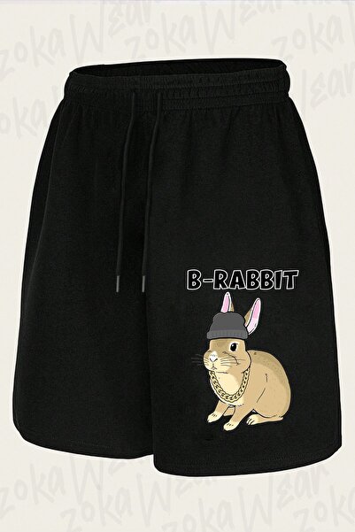 ZOKAWEAR Unisex B Rabbit (Eminem) Design Printed Shorts