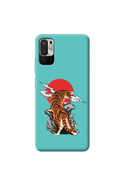 Other Xiaomi Redmi Note 10 Pro 5G Angry Gorilla Turquoise Colored Silicone TP...