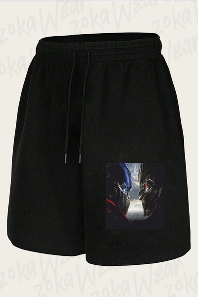 ZOKAWEAR Unisex Transformers Tv Design Printed Shorts