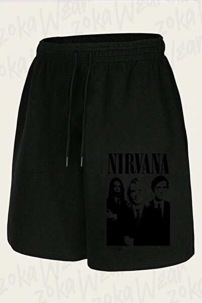 ZOKAWEAR Σορτς με στάμπα Unisex Band Nirvana Design