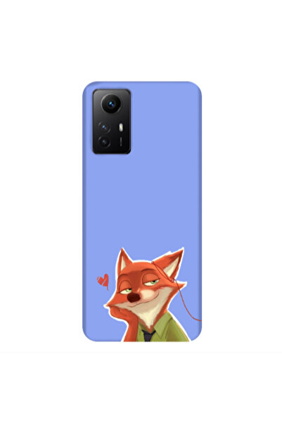 Other Xiaomi Redmi Note 12s Valentines 15 Light Purple Colored Silicone TPU Θήκη