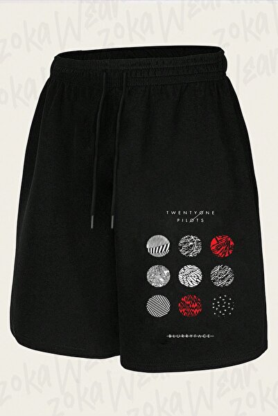 ZOKAWEAR Unisex σορτς με στάμπα Blurryface Twenty Design