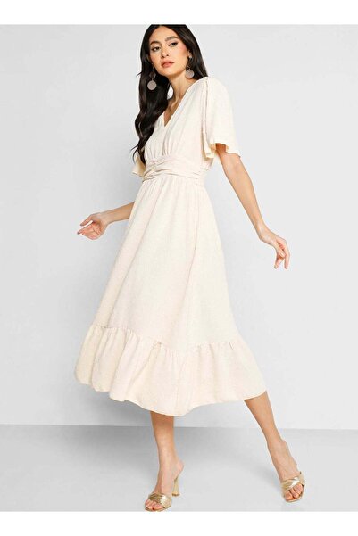 ELLA Ruffled A-Line Dress