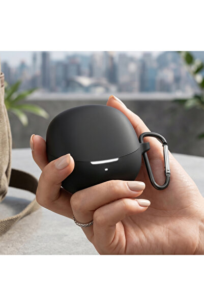 CaseOnn حافظة QCY HT10 AilyBuds Pro Plus من السيليكون غير اللامع باللون الأسو...