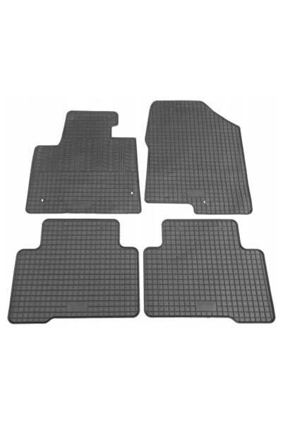 RapidAuto Set covorase auto din cauciuc Hyundai Santa Fe (DM) 2012-2018, Negre