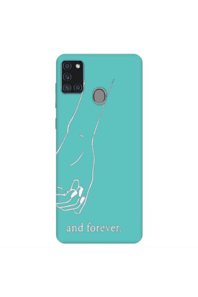 Other Samsung A21S And forewer Turquoise Colored Silicone TPU Θήκη