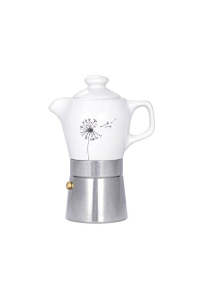 szasz Cafetiera din aluminiu, cu ibric din portelan, 2 cesti, 0.15L