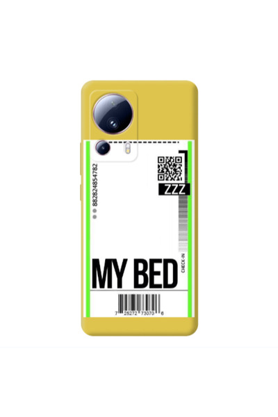 Other Xiaomi Mi 13 Lite My Bed ZZZ Yellow Colored Silicone TPU Θήκη