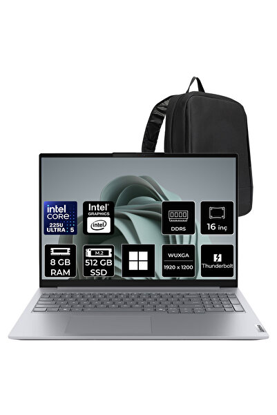 LENOVO ThinkBook 16 G8 IAL Core Ultra 5 225U 8GB RAM 512GB SSD 16" WUXGA (192...