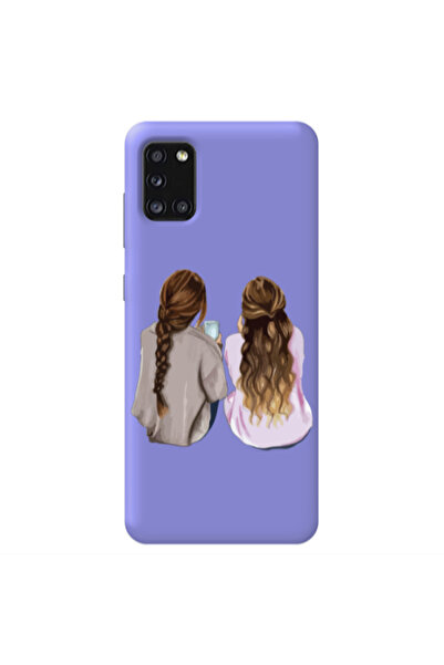 Other Samsung A41 Friends Purple Colored Silicone TPU Θήκη