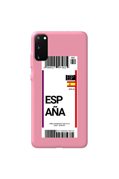 Other Samsung S20 Espana Arrival Pink Colored Silicone TPU Θήκη