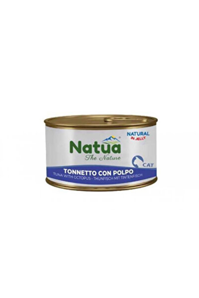 Natua Υγρή τροφή γάτας Τόνος με χταπόδι σε ζελέ 85γρ.