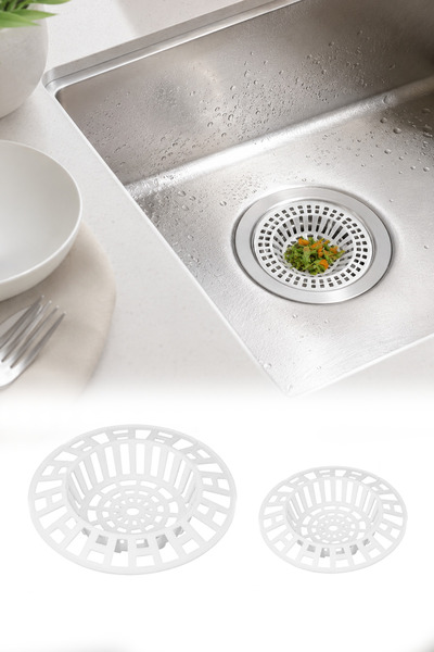 omilife 2 Adet Plastik Lavabo Gider Süzgeci Mutfak Evye Gider Filtresi Saç Kı...