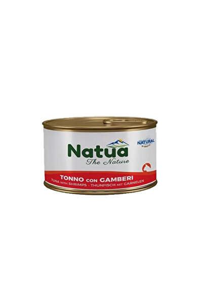 Natua Υγρή τροφή γάτας Τόνος με Γαρίδες σε Ζωμό 85γρ.