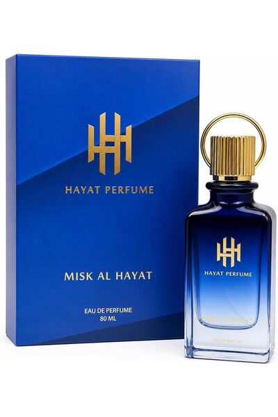 Hayat مسك ألفور للرجال عطر أو دو بارفان طويل الأمد برائحة شرقية مع الفانيليا ...