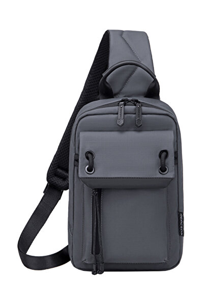 Arctic Hunter τσάντα Crossbody XB00526 με θήκη tablet, 3L, γκρι