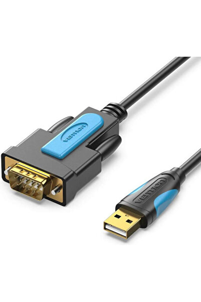 Vention Καλώδιο USB-A σε RS232 9 ακίδων αρσενικό 1μ (VAS-C02-B100) 1 τεμάχιο