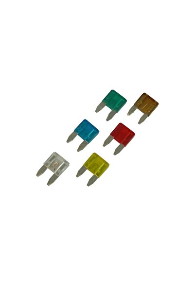 Carpoint Set 6 sigurante auto plate Mini 7,5-30A, asortate pe culori