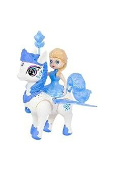 JPT Blue Princess Unicorn with Lights and Music