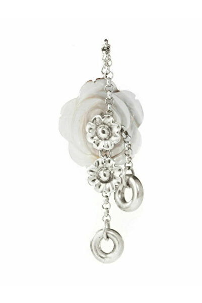 Folli Follie Ασημένιο μενταγιόν λουλούδι