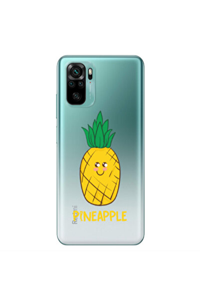 Other Xiaomi Redmi Note 10S Pineapple Transparent Silicone TPU Θήκη