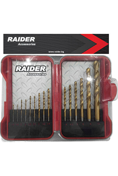 Raider Σετ 15 τρυπανιών τιτανίου με κυλινδρικό στέλεχος για μέταλλο Κωδικός: ...