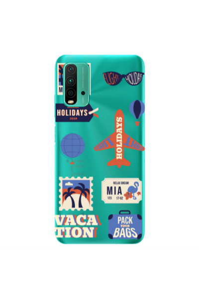 Other Xiaomi Redmi 9T Vacation Transparent Silicone TPU Θήκη