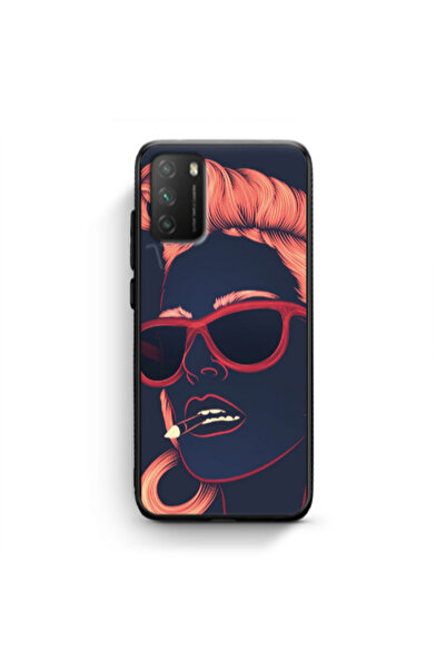 Other Xiaomi Poco M3 Girl retro Black Glossy Θήκη