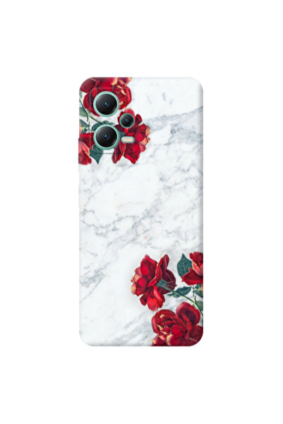 Other Xiaomi Redmi Note 12 Pro 5G Marble and roses Transparent Silicone TPU Θήκη