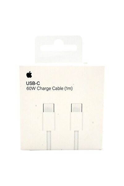 RİO TECH iPhone Uyumlu USB-C 60W Şarj Kablosu 1 Metre